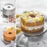 Moule à pâtisserie Angel Food Cake pour des gâteaux des anges aériens
