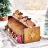 Chocolate decorations Christmas Bûches – edible chocolate decorations for bûches, roulades and cakes | miniSchoggi