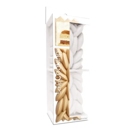 Bûche Form 3D Instant 25 x 8 x 8 cm - Stampo in silicone per bûche raffinate
