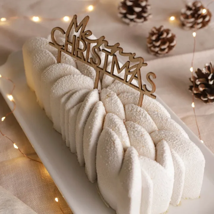 Bûche Form 3D Instant 25 x 8 x 8 cm - Moule en silicone pour bûches raffinées