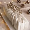 Bûche Form 3D Instant 25 x 8 x 8 cm - Stampo in silicone per bûche raffinate