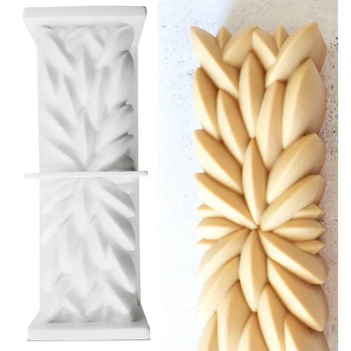 Bûche Form 3D Instant 25 x 8 x 8 cm - Silicone mold for elegant bûches