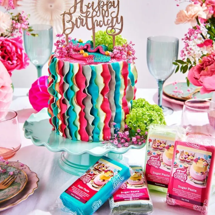 FunCakes Sugar Paste Pastel Blue, 250 g