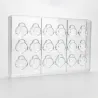 Pralinenform Marienkäfer 18 Stück – Polycarbonat für perfekte Pralinés