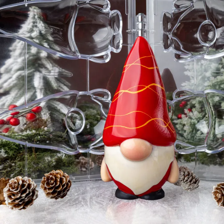 Moule à chocolat 3D Lutin – couler deux figurines par passage