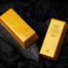Chocolate mold Gold Bar – cast 4 pieces à 12 x 5.5 cm