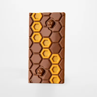 Moule à chocolat Nid d'abeille – Couler 3 tablettes de 7 x 14 cm