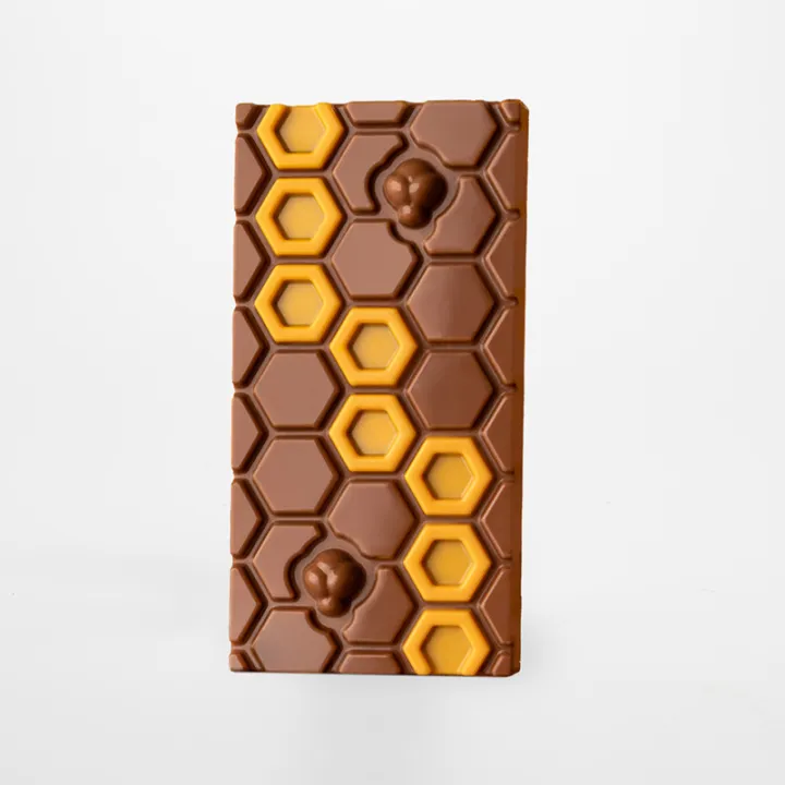 Moule à chocolat Nid d'abeille – Couler 3 tablettes de 7 x 14 cm