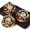 Weisse Schokoladendekoration Halloween 12 Stück - Cupcake Topper