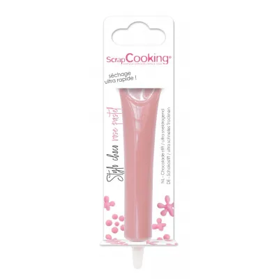 Schokoladenstift Pastellrosa – 25 g Schreibschokolade zum Dekorieren und Beschriften von Gebäck | miniSchoggi