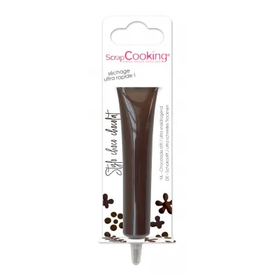 Schokoladenstift Schokolade – 25 g Schreibschokolade zum Dekorieren und Beschriften von Gebäck | miniSchoggi