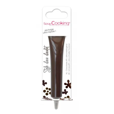 Stylo au goût de chocolat – 25 g de chocolat à écrire pour décorer et inscrire vos pâtisseries | miniSchoggi