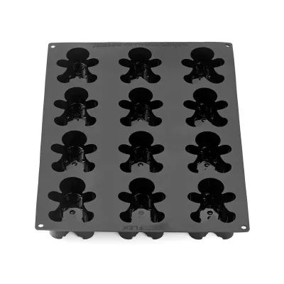 Stampo in silicone omino di pan di zenzero 12 pezzi - stampo in silicone