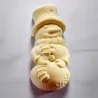 Moule en silicone bonhomme de neige Frosty pour tes rêves de gâteaux.