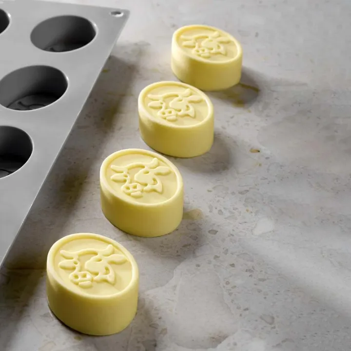 Silicone mold butter piece cow 12 pieces – for butter and chocolate