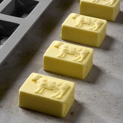 Silikonform Butterbox 20 Stück – für Butter und Schokolade