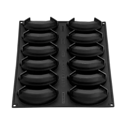 Silicone mold banana XL 12 pieces – for baked goods, chocolate and ice cream