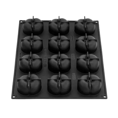 Silicone mold peach XL 12 pieces – for baked goods and chocolate