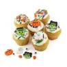 Décoration en sucre Halloween Monster 12 pièces – pour cupcakes et biscuits