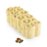 Silikonform Bûche Kerzenlicht 21.8 x 8.9 x 7.6cm für perfekte Desserts
