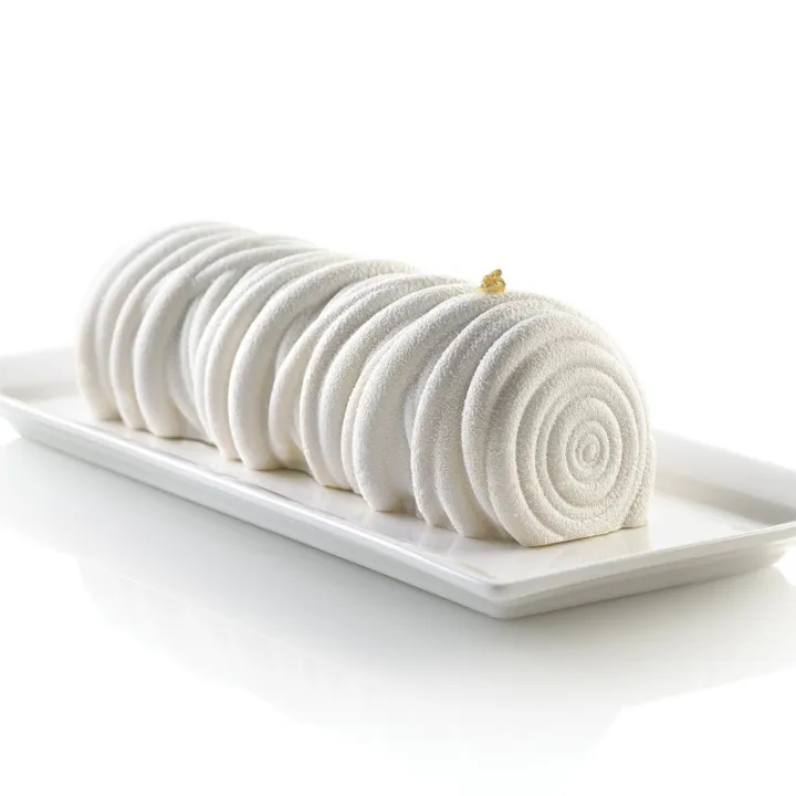 Moule en silicone Bûche Lana 24.5 x 9.5 x 7.7 cm pour ta Bûche de Noël