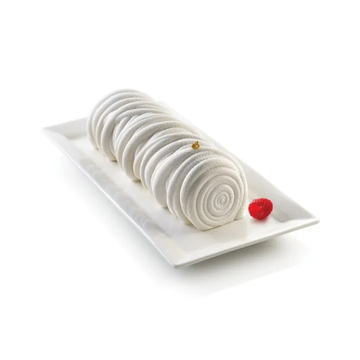 Silicone mold Bûche Lana 24.5 x 9.5 x 7.7 cm for your Yule log