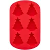 Silicone mold Christmas tree 6 pieces - Fir tree Baking tin