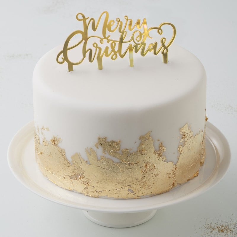 Topper per torta natalizia