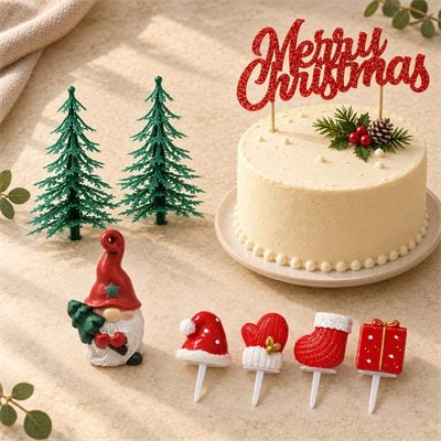 Cake Topper de Noël