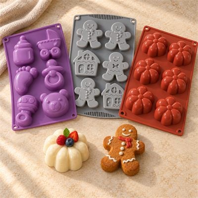 Vari stampi in silicone