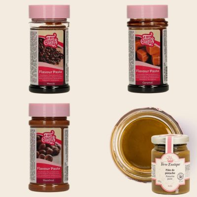 Nut, coffee & caramel flavours