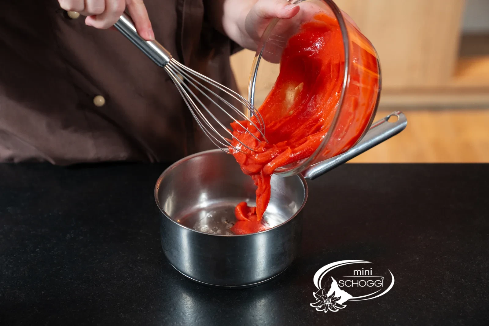 Gelatine einarbeiten