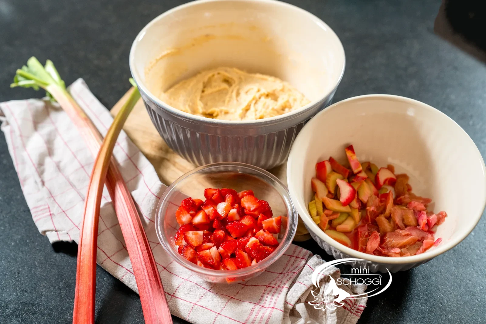 Fold in the dry ingredients and work in yoghurt for juiciness