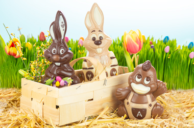 Schokoladen Osterhasen Giessen