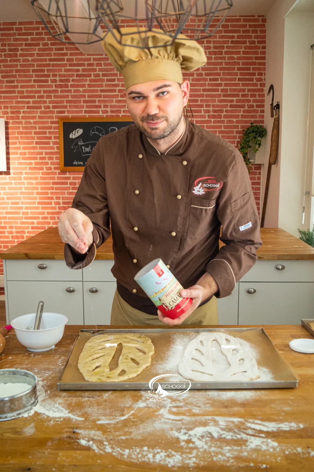 Fougasse cotta cosparsa di semi e spezie