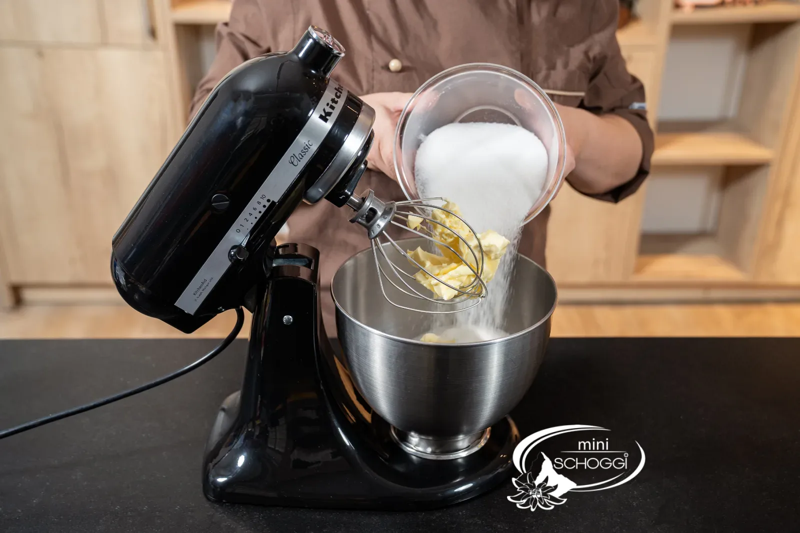 Butter und Zucker aufschlagen