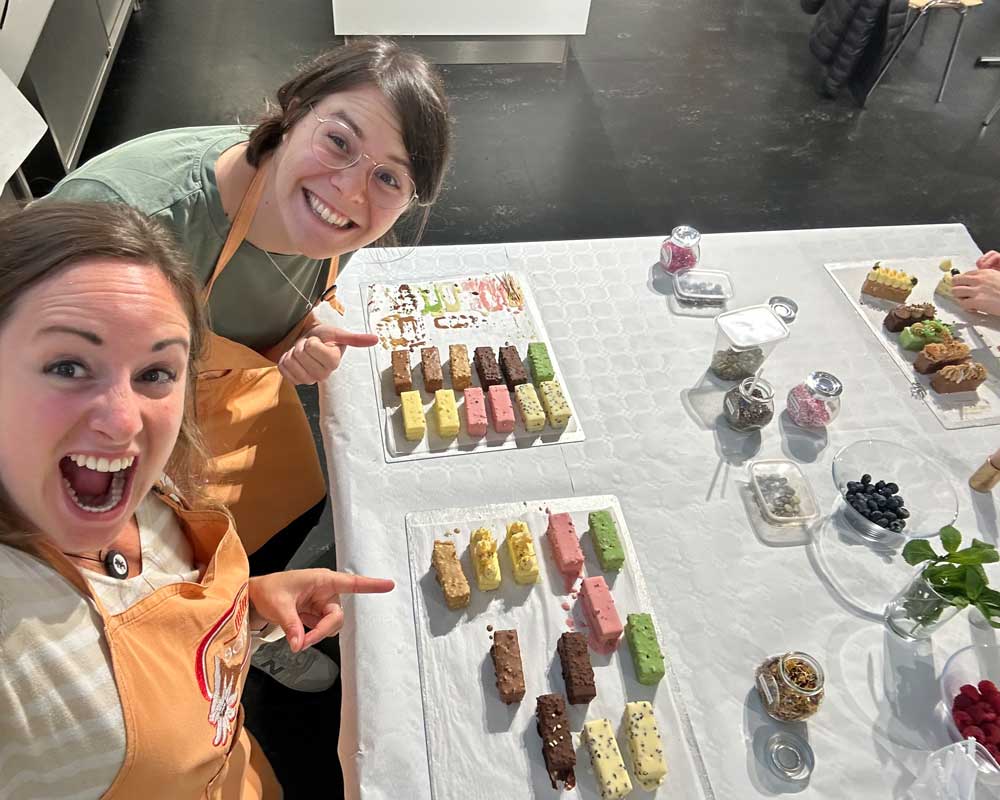 Cupcake piping technique