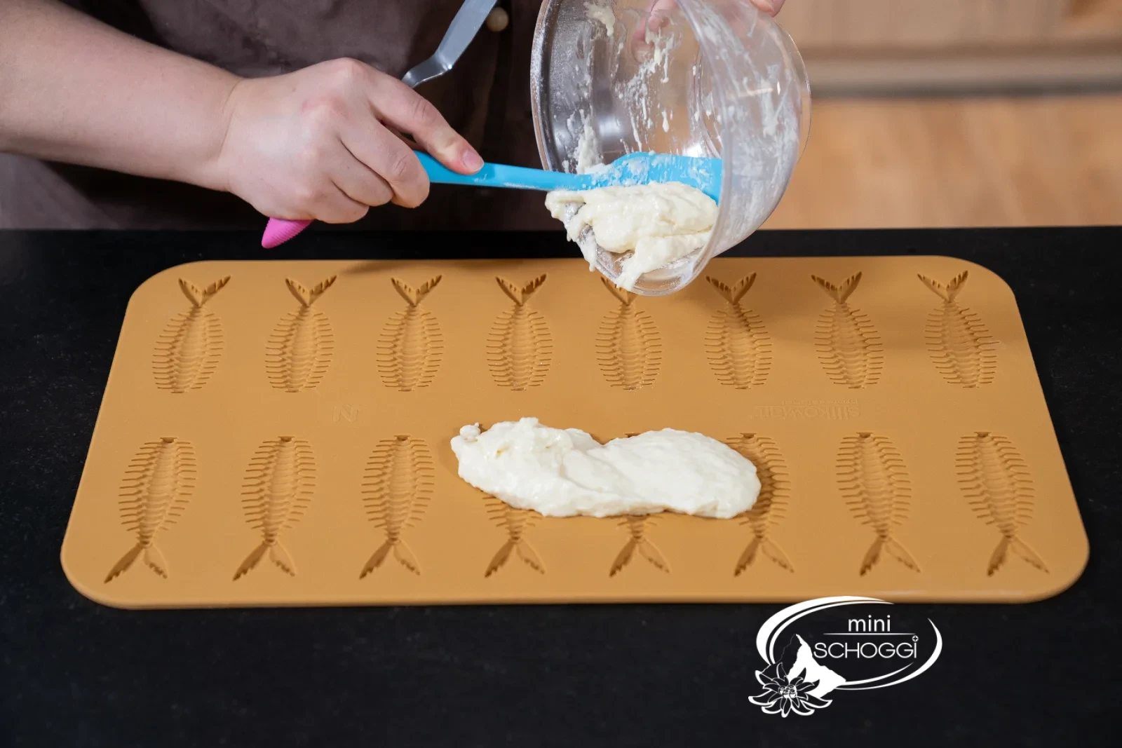 Die Hüppen formen und backen