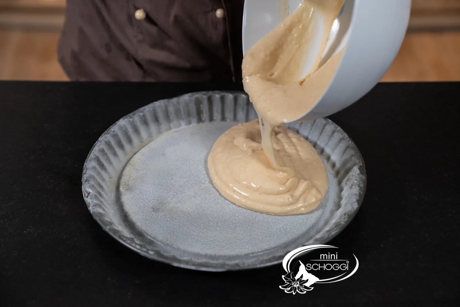 Abfüllen und backen