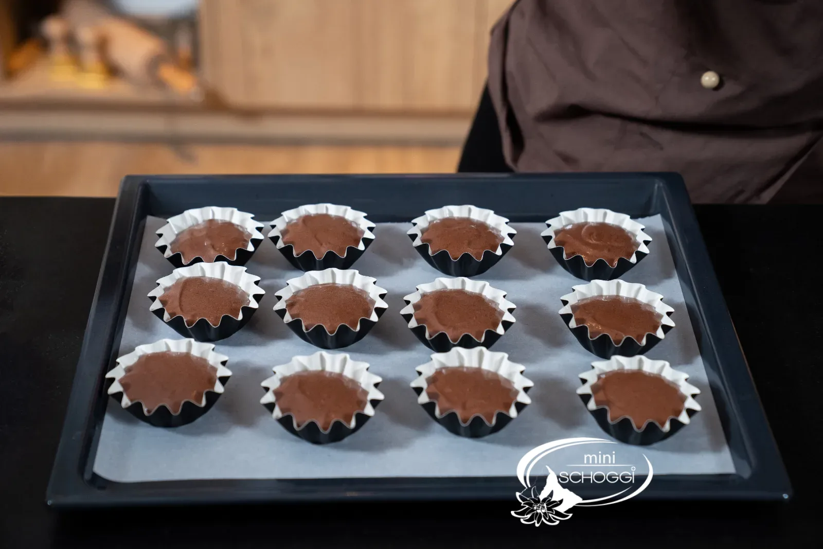 Gefüllte Cupcake-Form