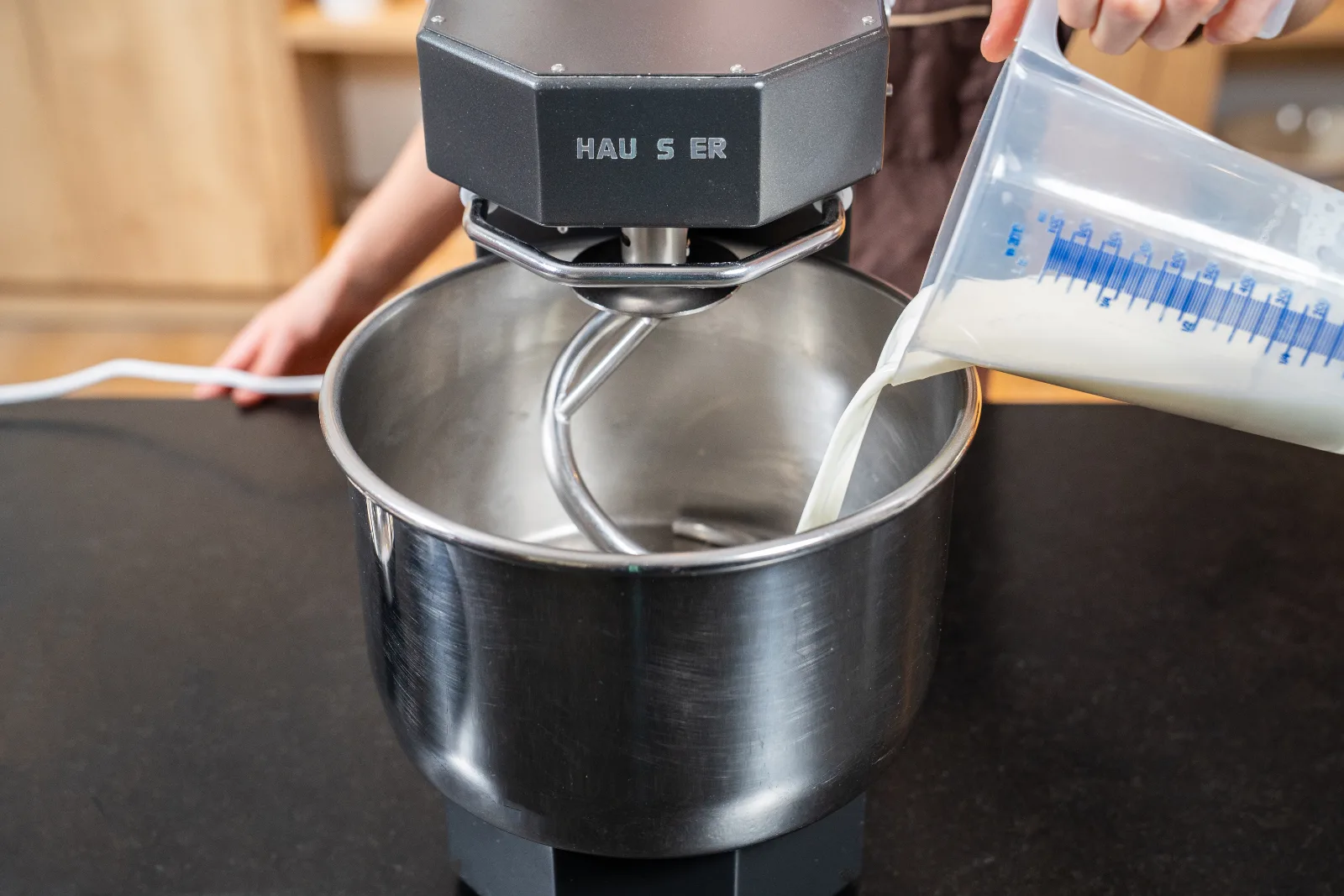 Toast bread – mixing the ingredients