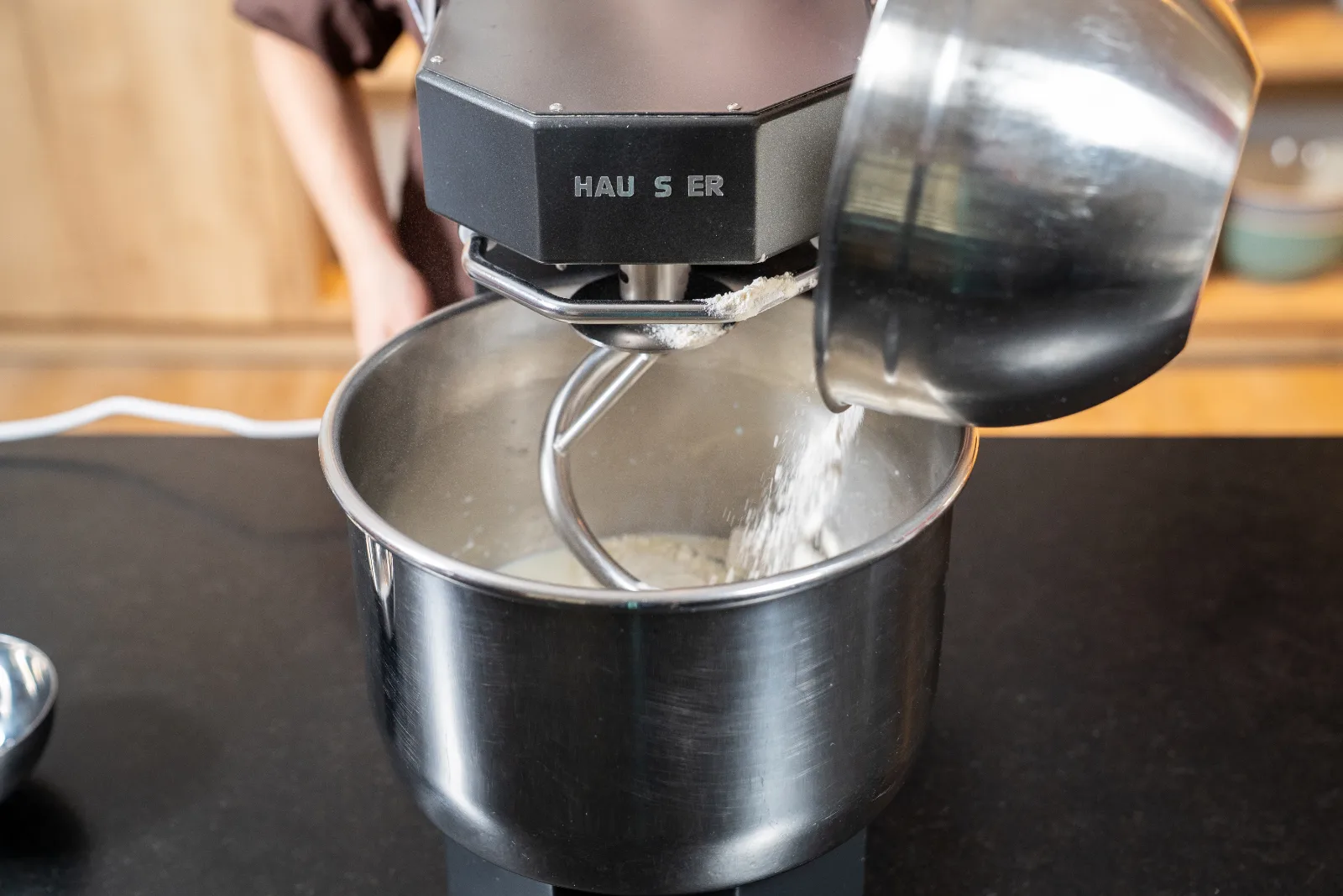Toast bread – mixing the ingredients