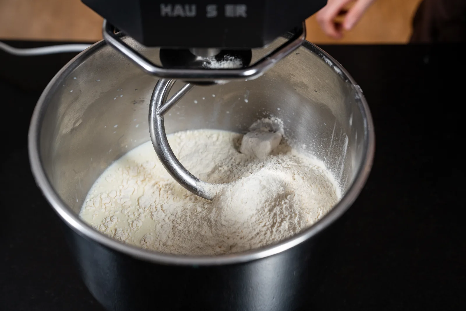 Toast bread – mixing the ingredients