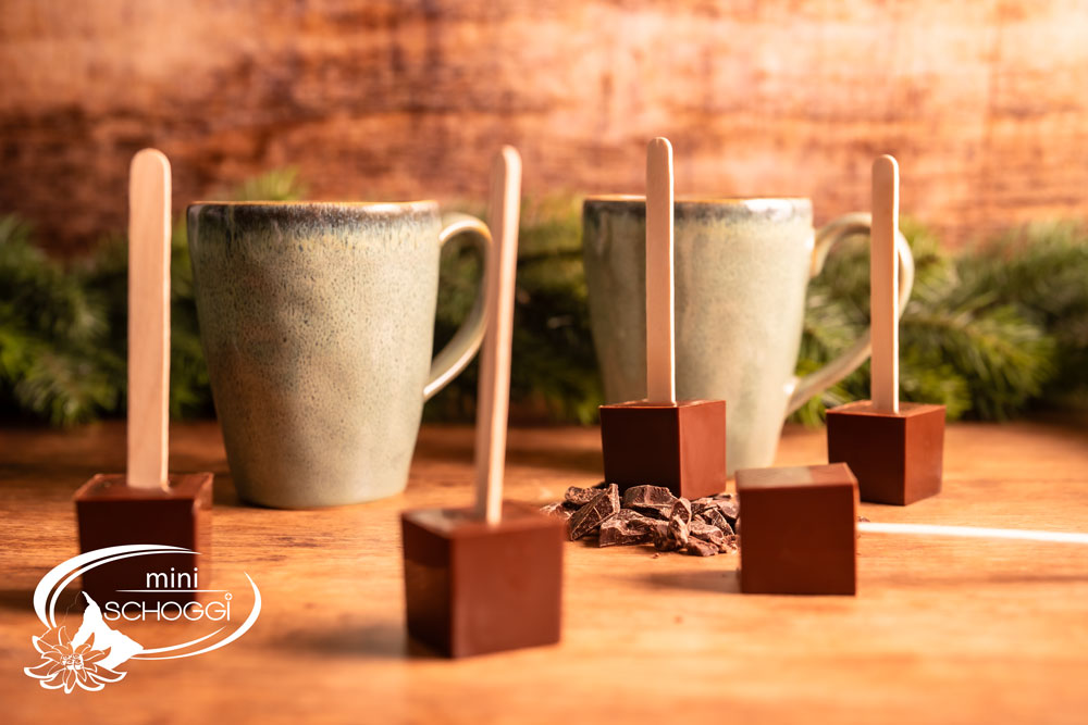 Trinkschokolade am Stiel selber machen / Homemade hot chocolate sticks