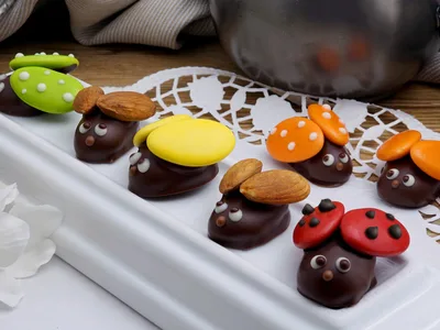 Grundrezept Butterganache & süsse Käferchen