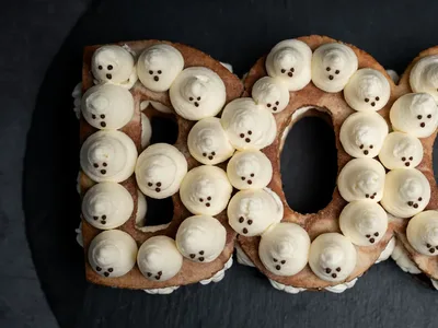 BOO-Torte für Halloween