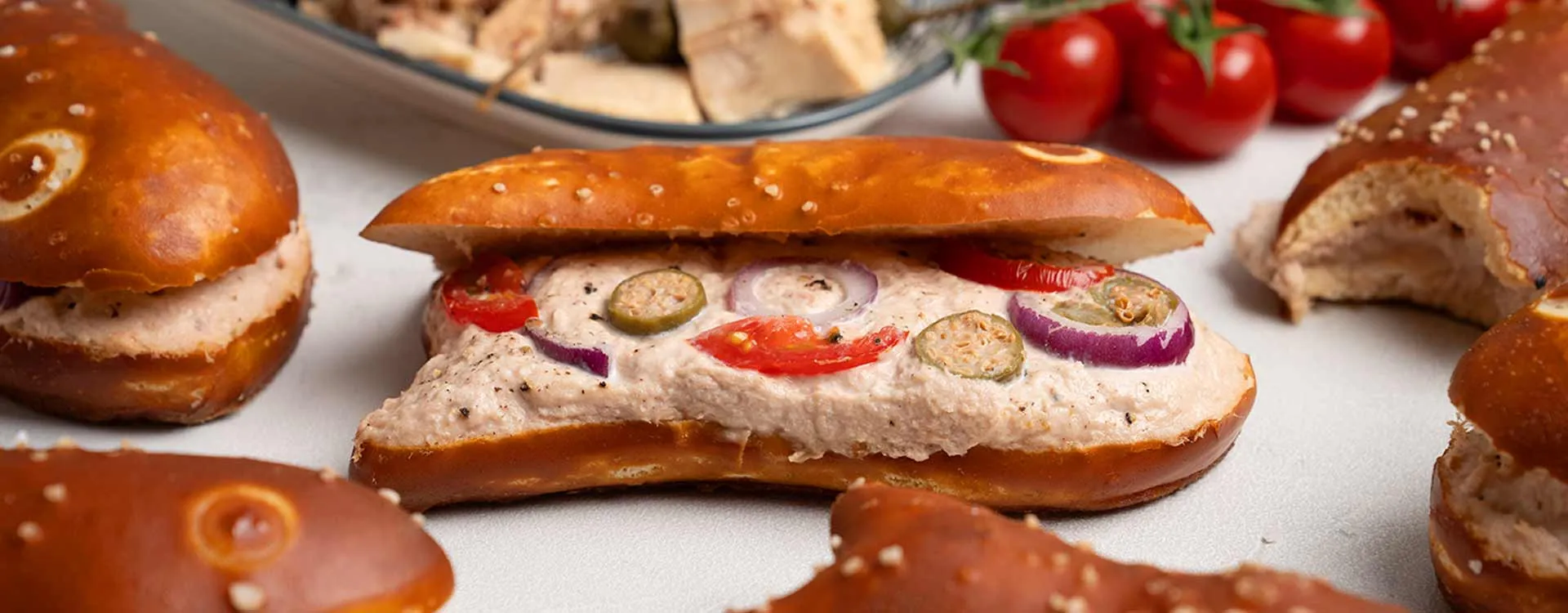 Laugenfischli mit Thonmousse
