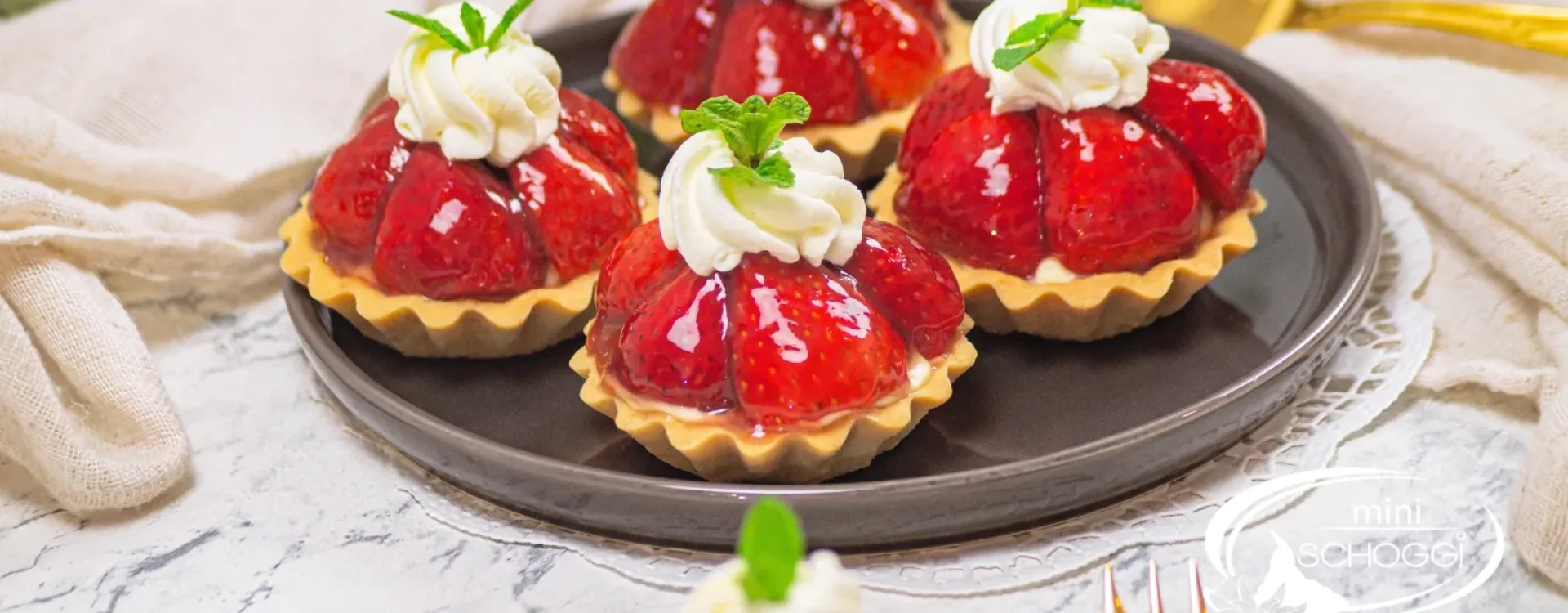 Crostatina alle fragole con crema alla vaniglia — la ricetta svizzera