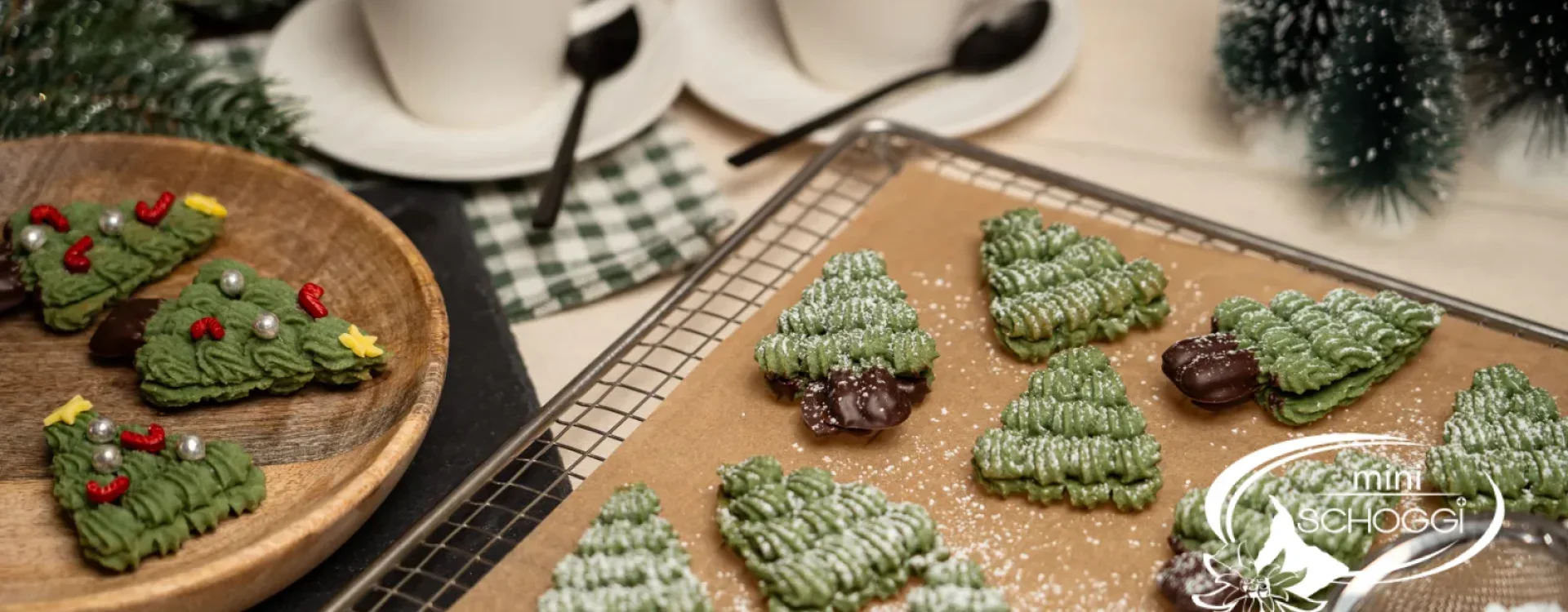Sapins à la prune et à la cannelle : dresse des biscuits sablés comme à la boulangerie