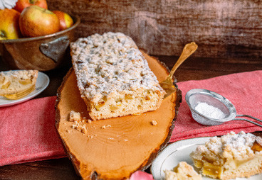 Deliziosa crostata con crumble di mele